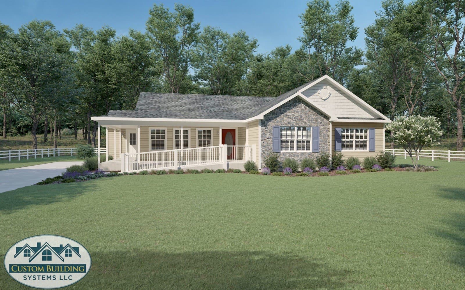 Brockton exterior rendering