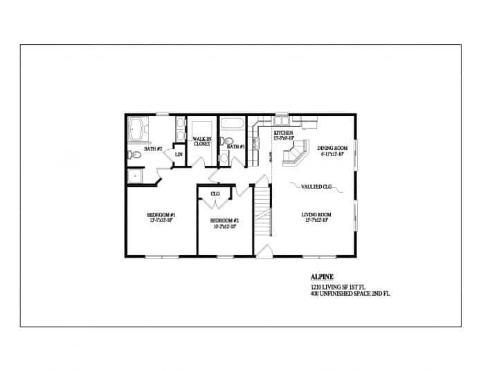 Alpine Chalet first floor