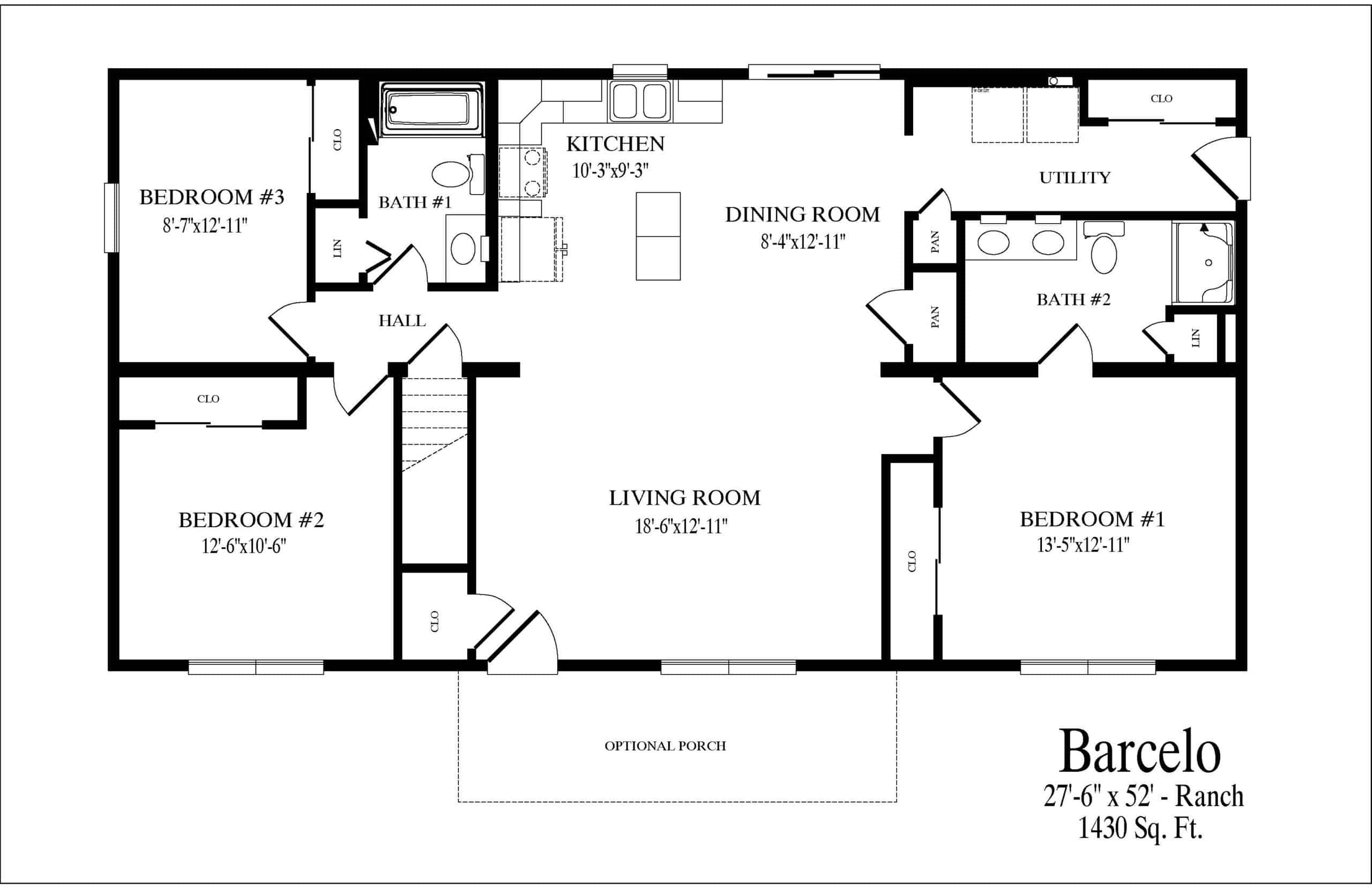 Barcelo floor plan