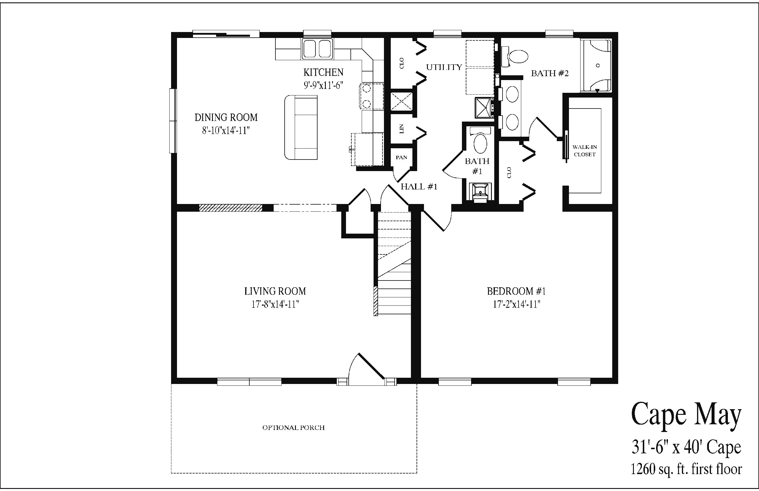Cape May first floor