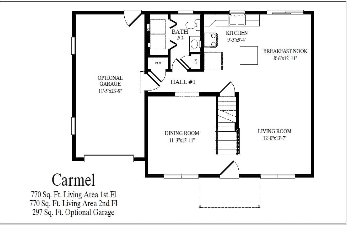 Carmel first floor
