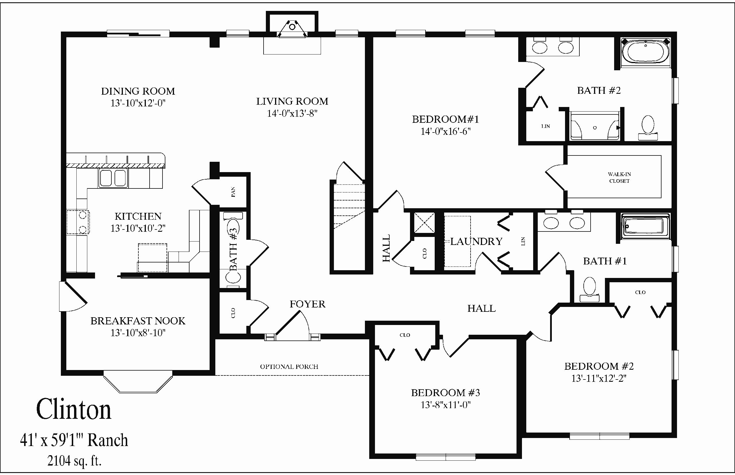 Clinton floor plan