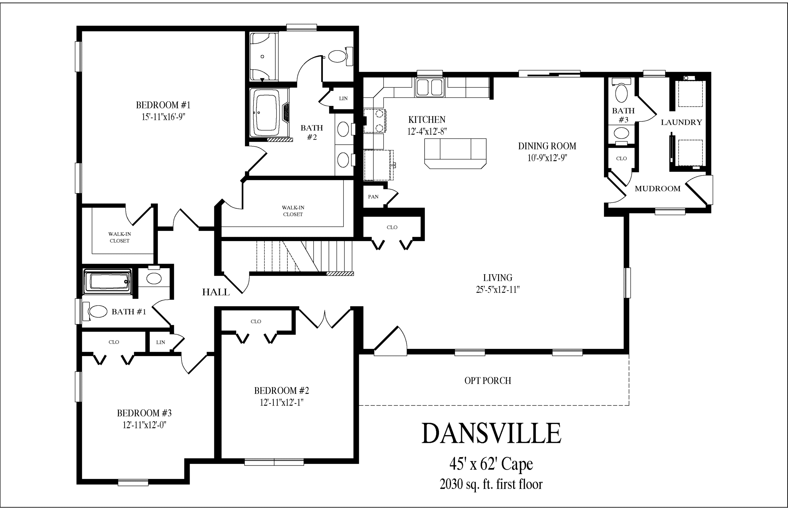 Dansville first floor