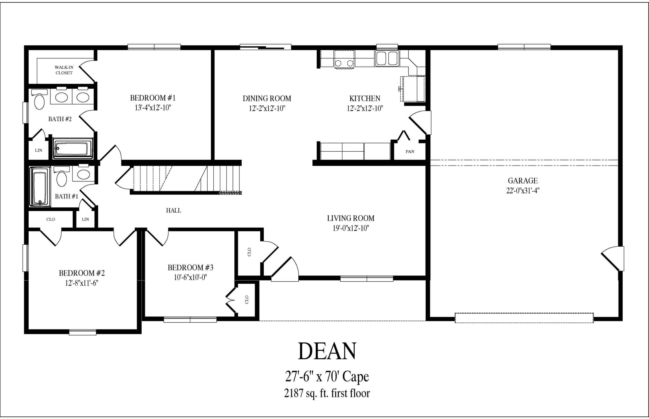 Dean first floor