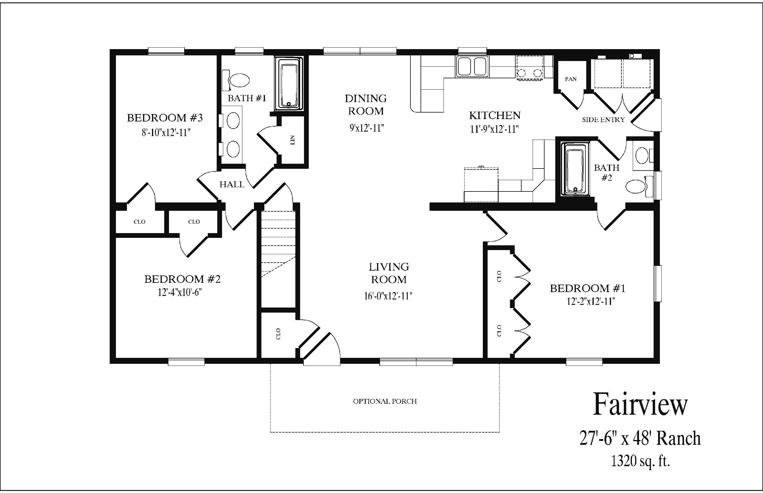 Fairview floor plan