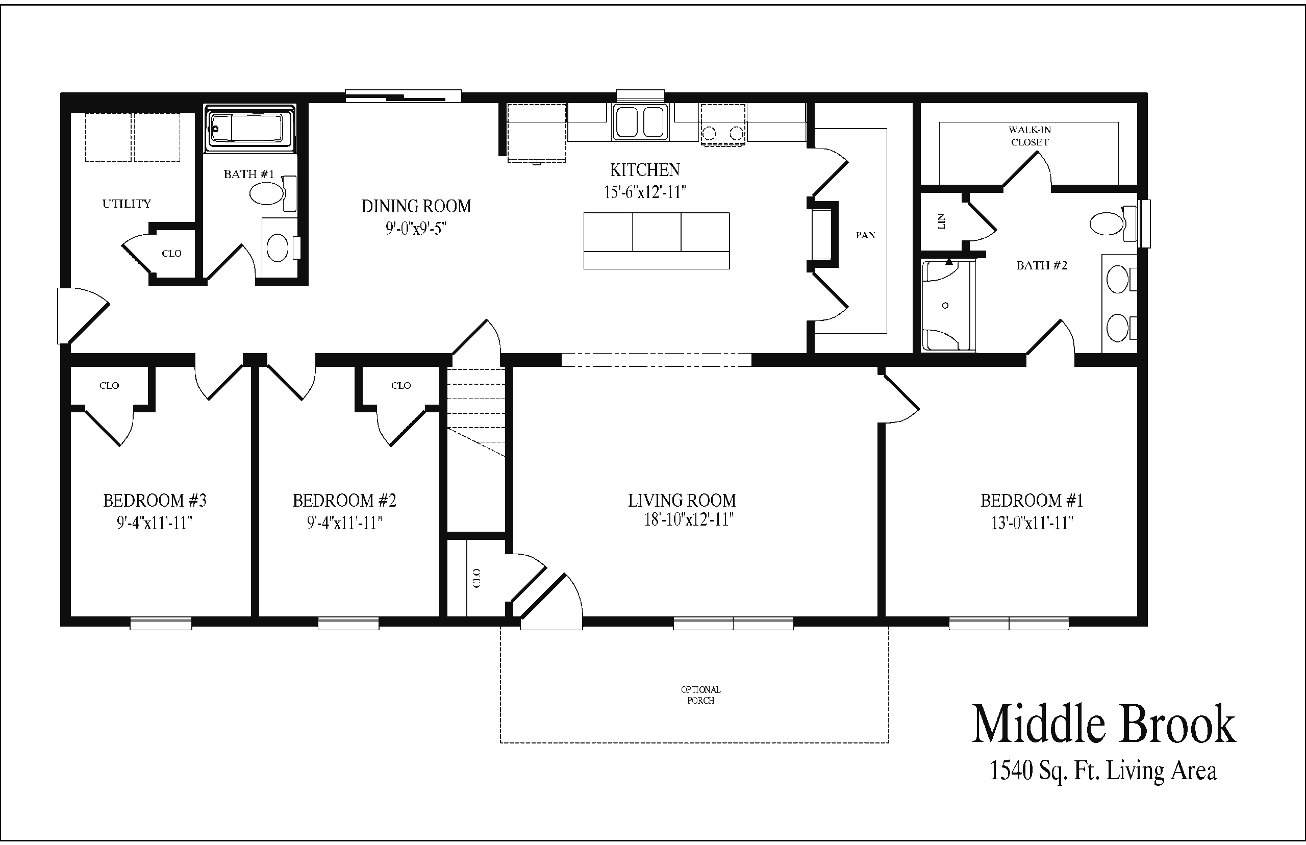 Middle Brook floor plan