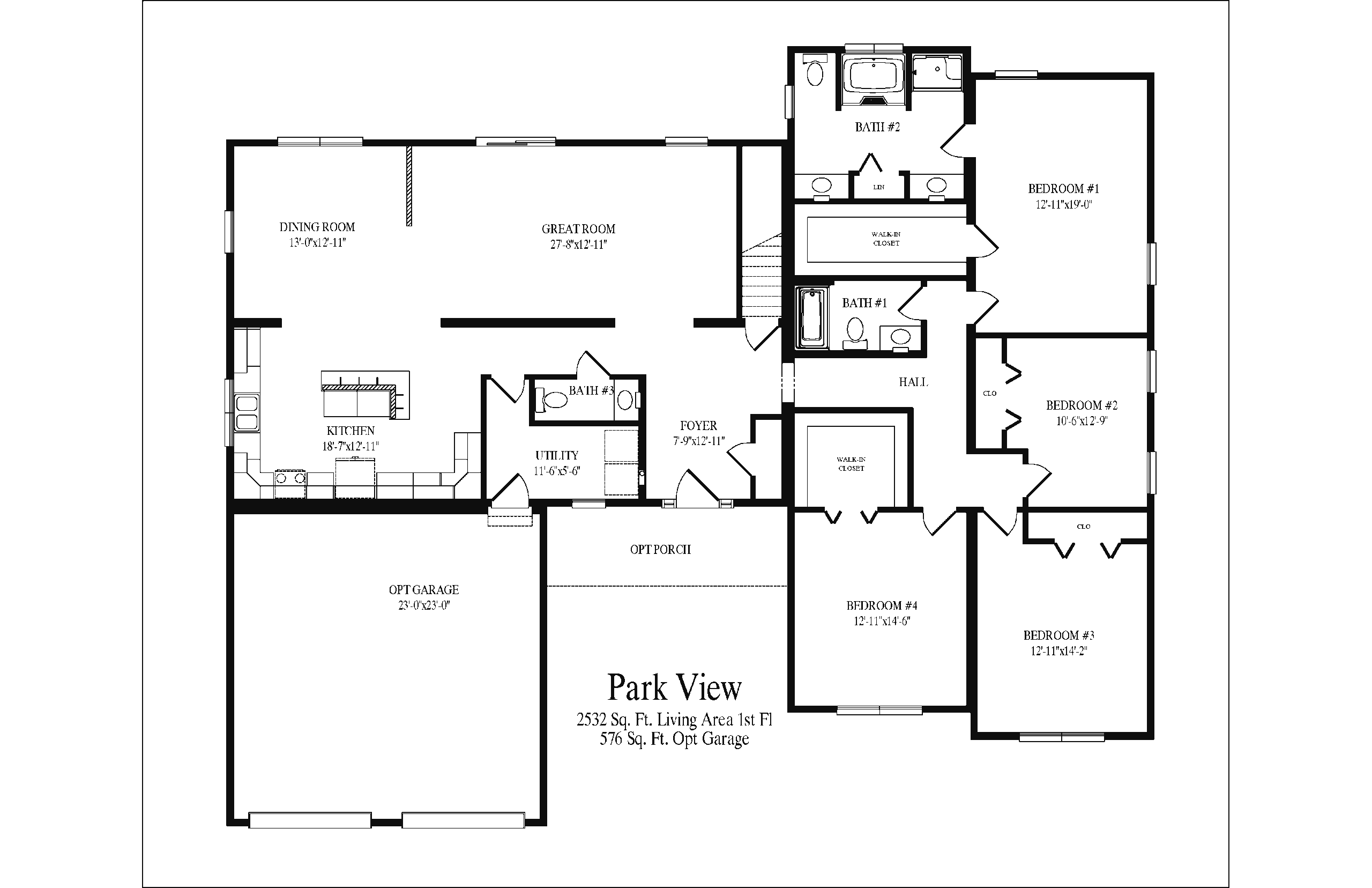 Park View floor plan