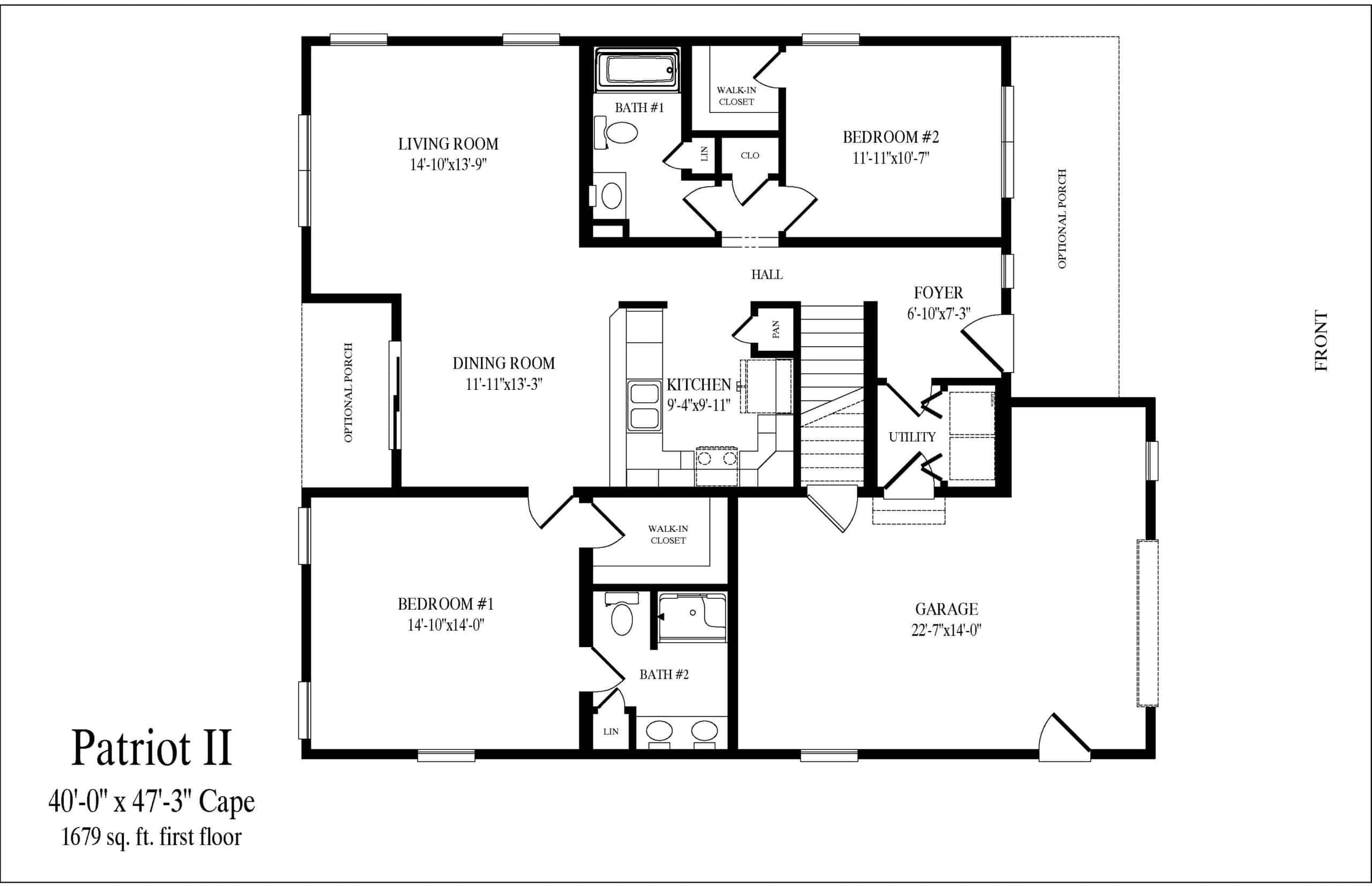 Patriot II (Bonus Ranch) first floor