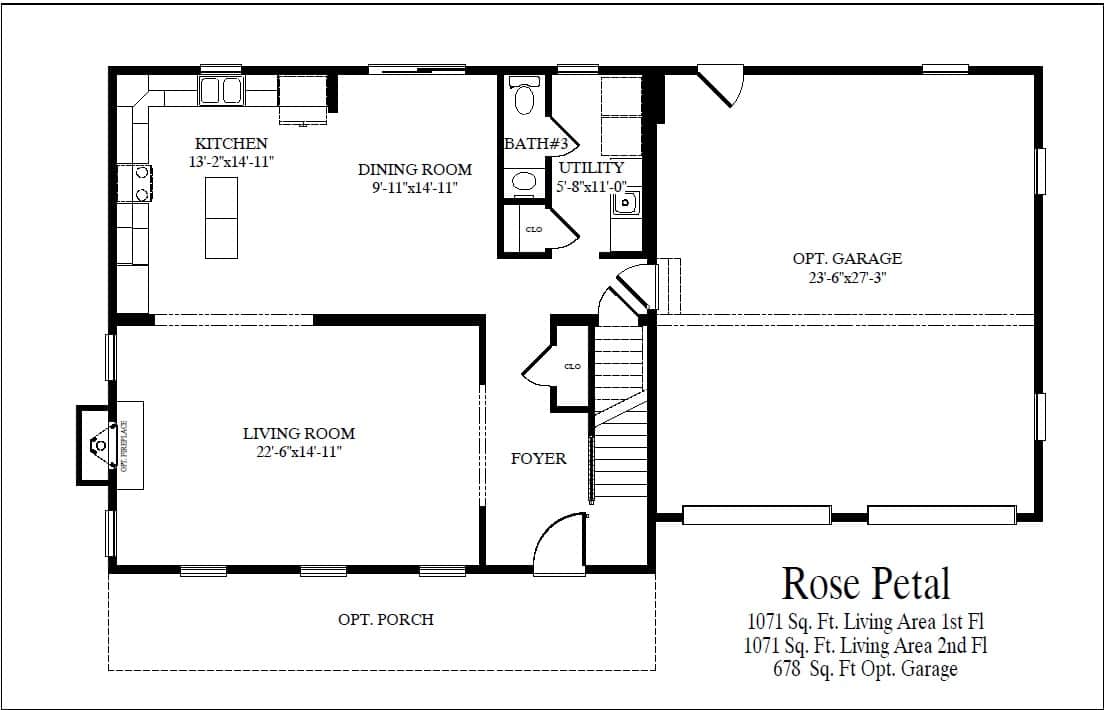 Rose Petal first floor