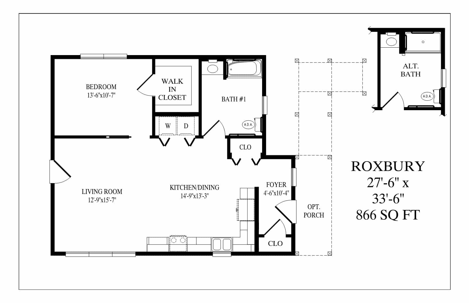 Roxbury floor plan