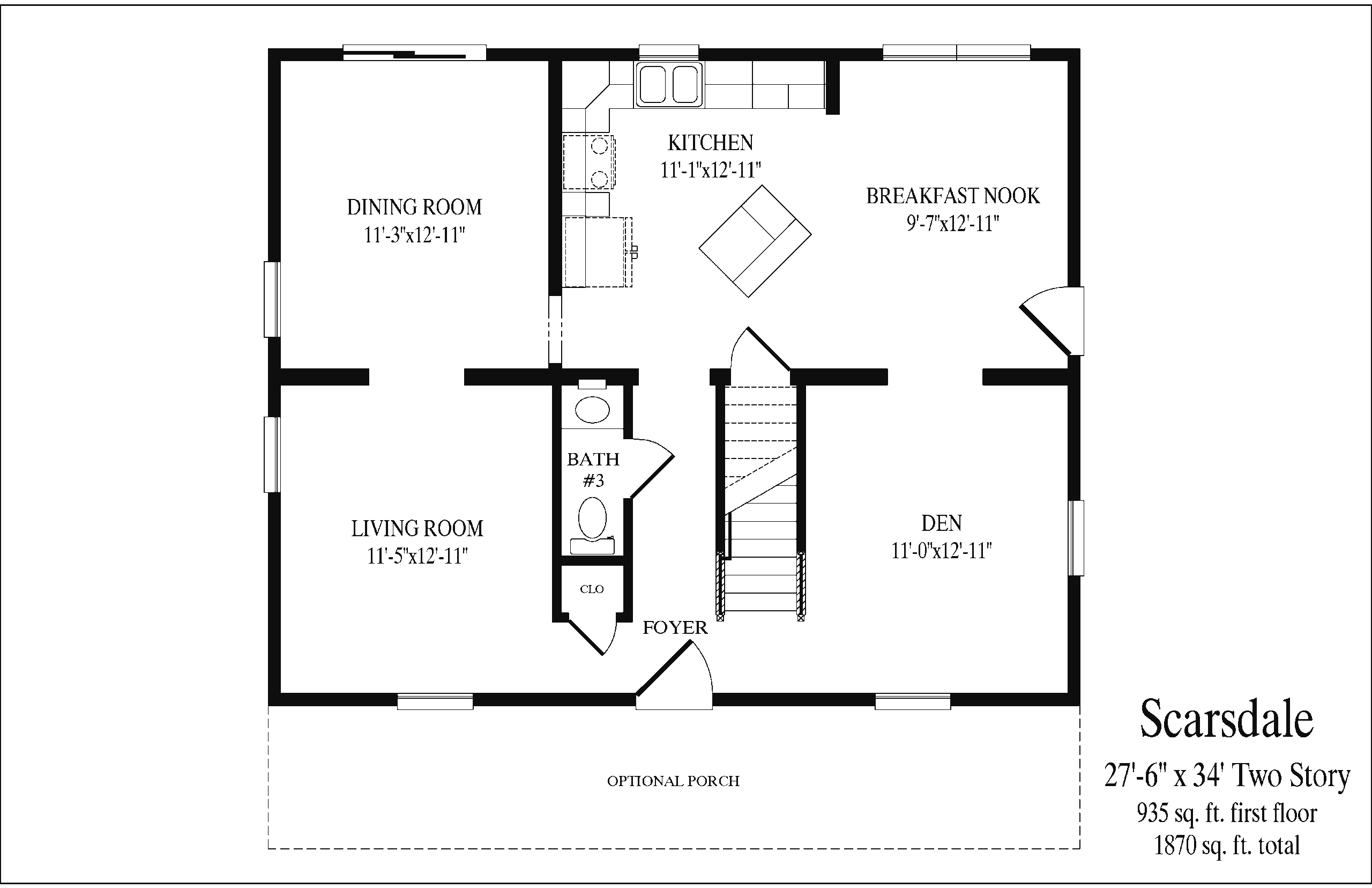 Scarsdale first floor