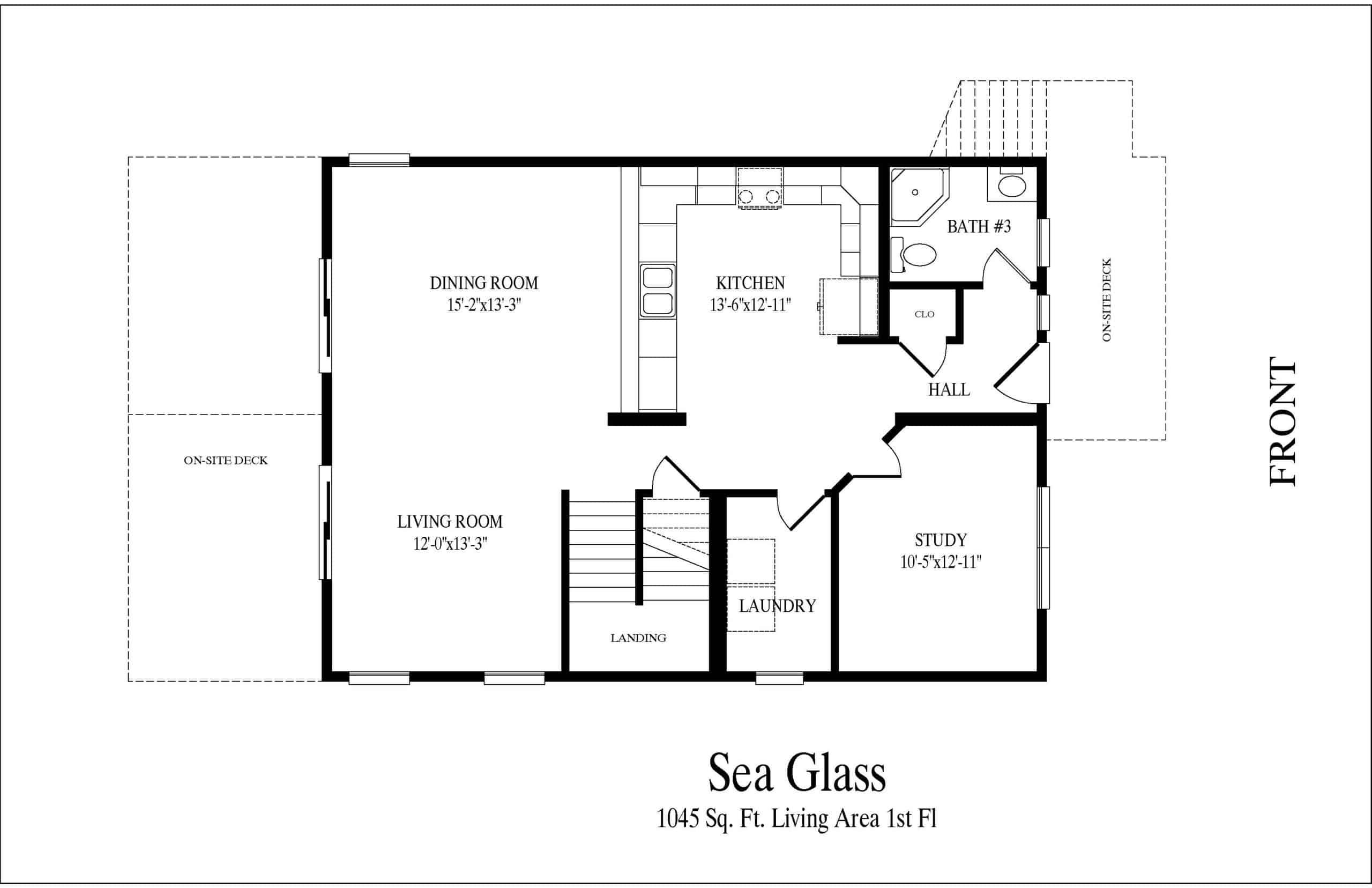 Sea Glass first floor