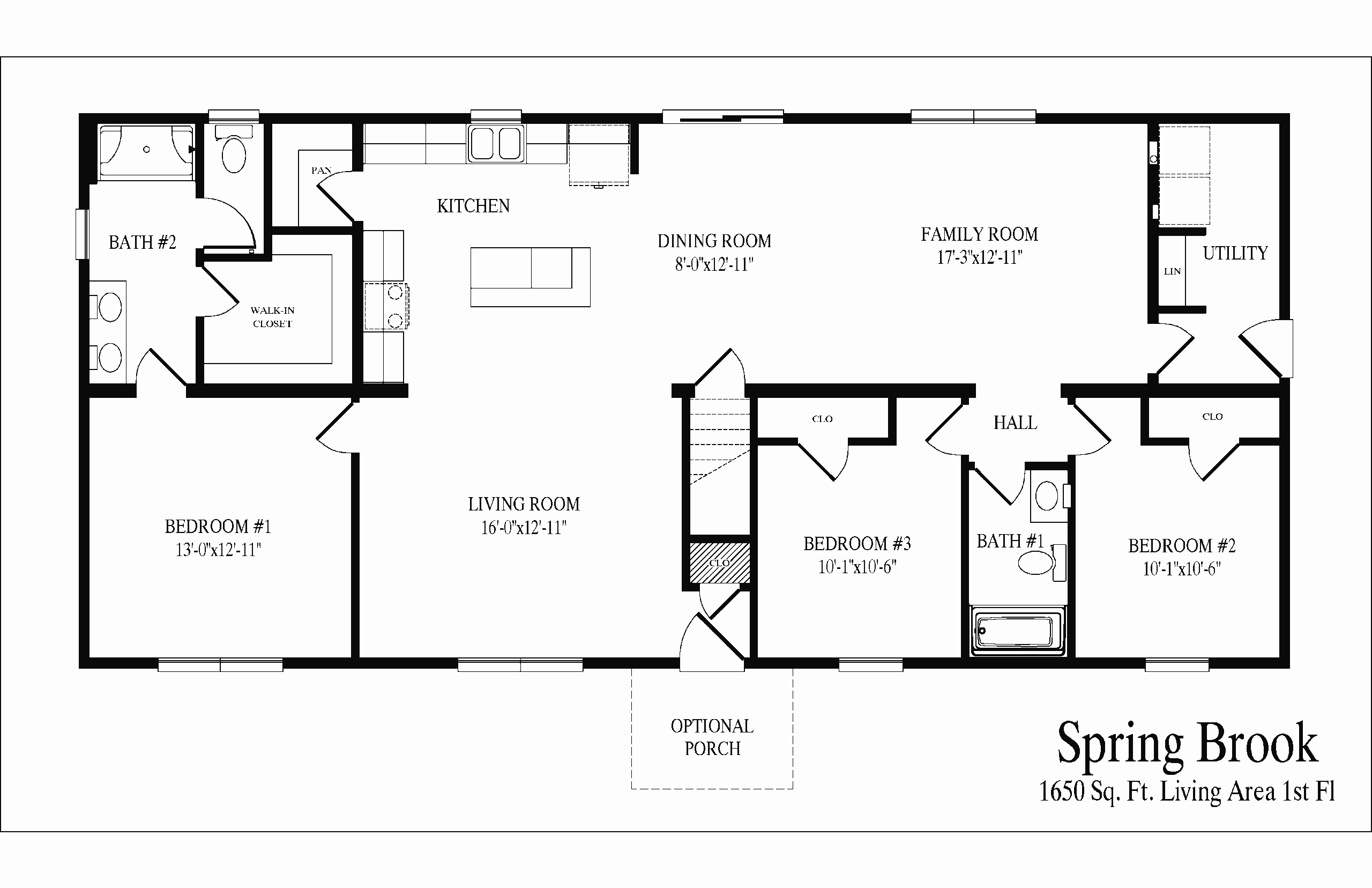 Spring Brook floor plan