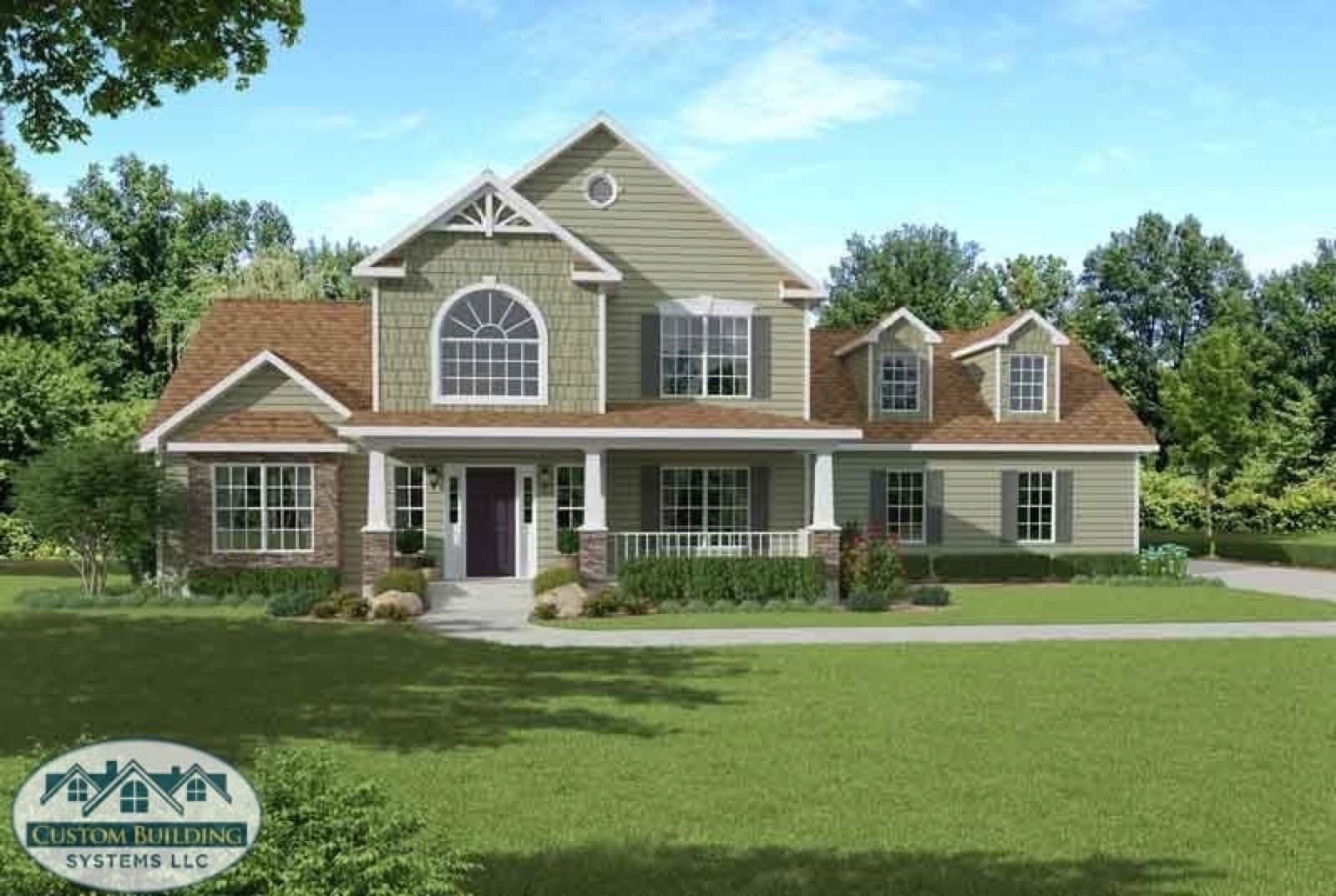 Lake View exterior rendering