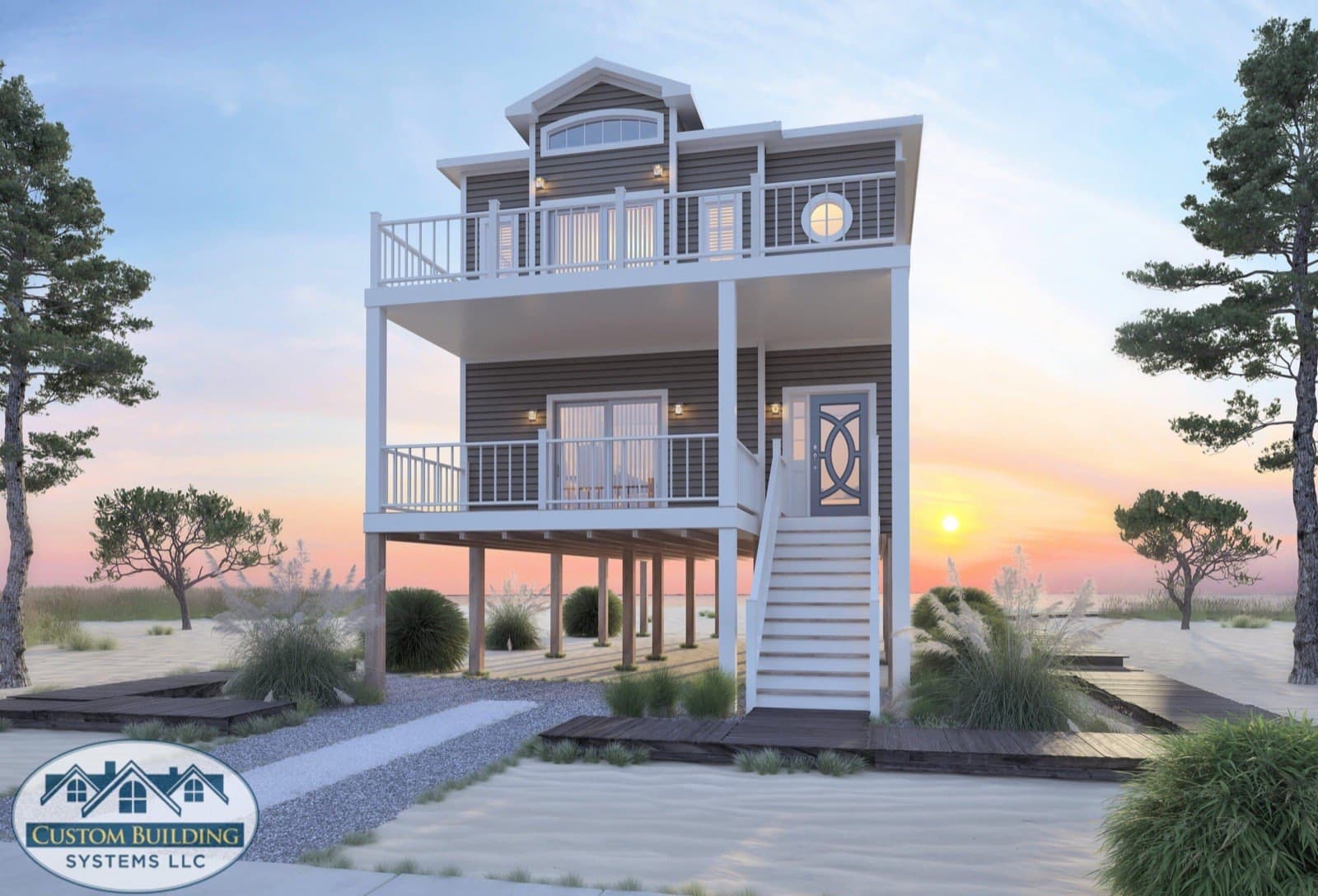 Lighthouse exterior rendering