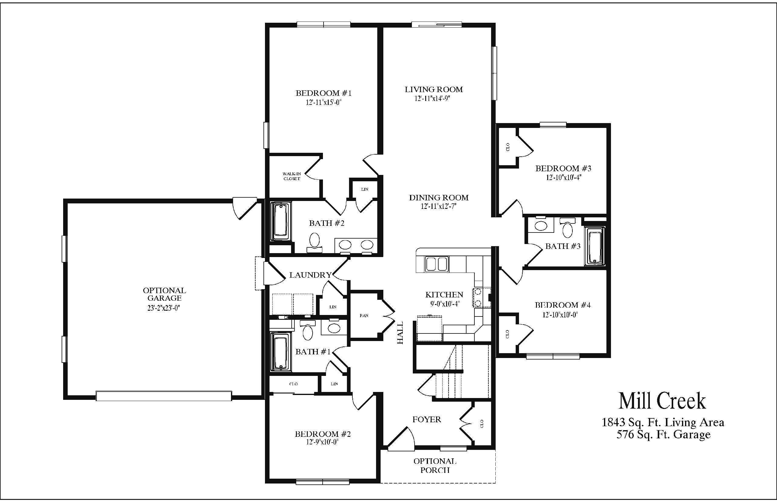 Mill Creek floor plan