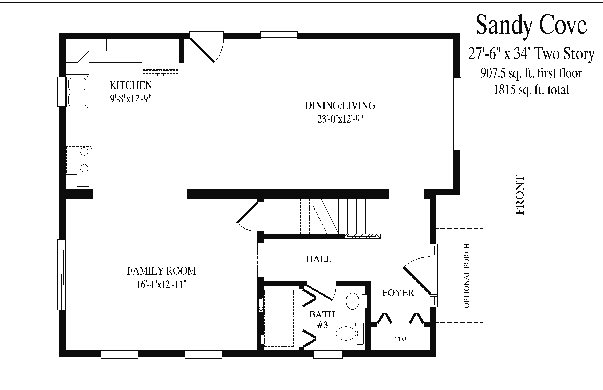 Sandy Cove first floor