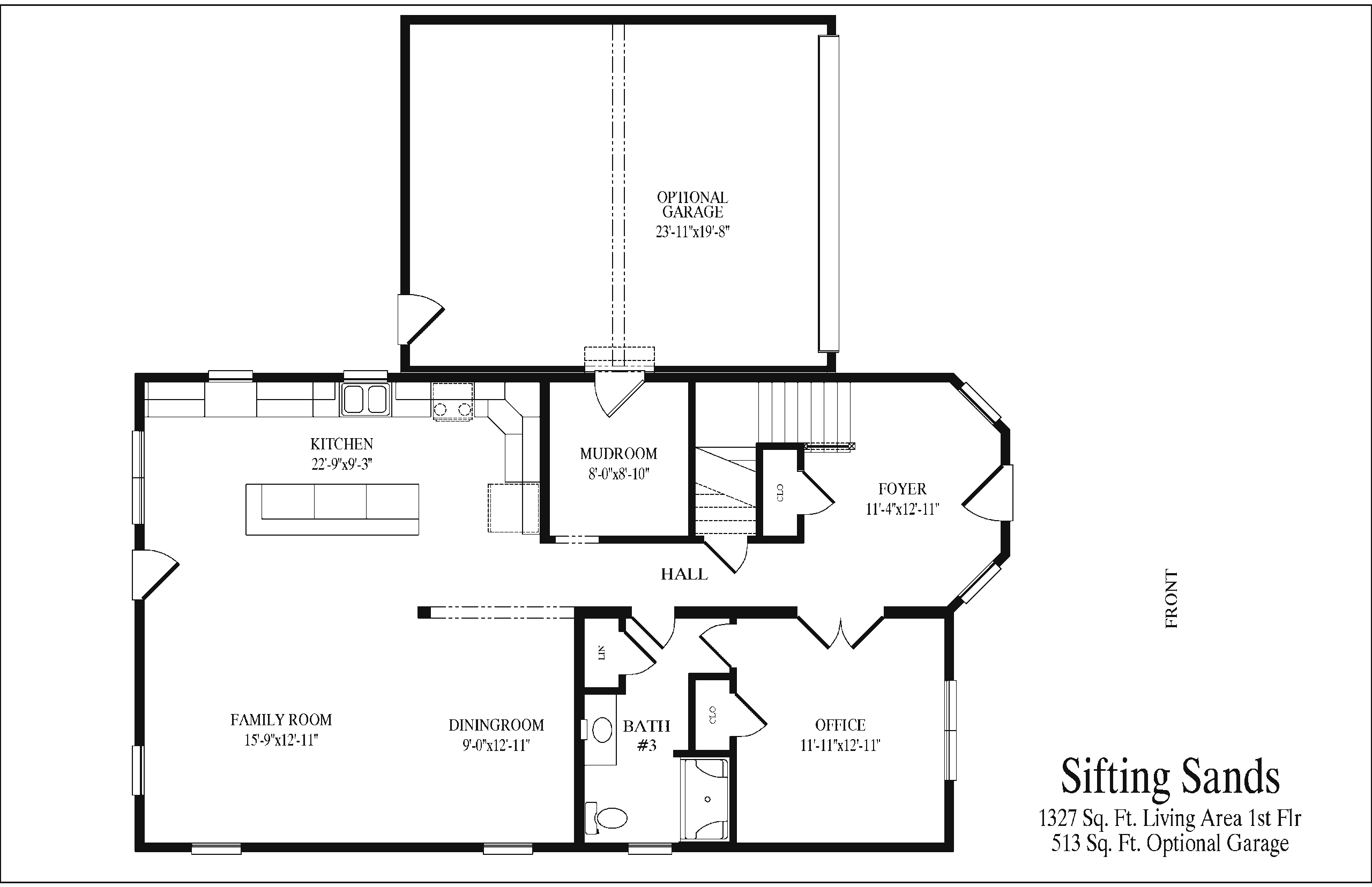 Sifting Sands first floor